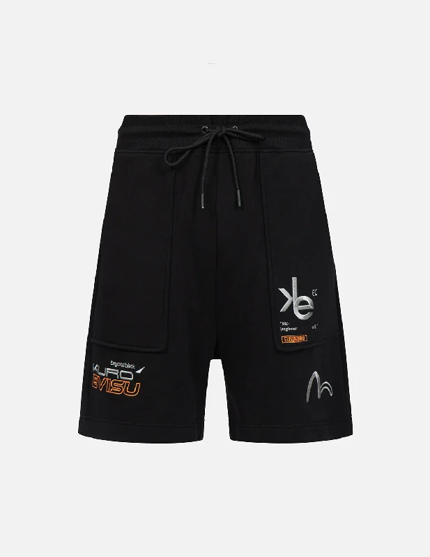 Personalized Shorts For Special Guests-Logo Embroidery Sweat Shorts