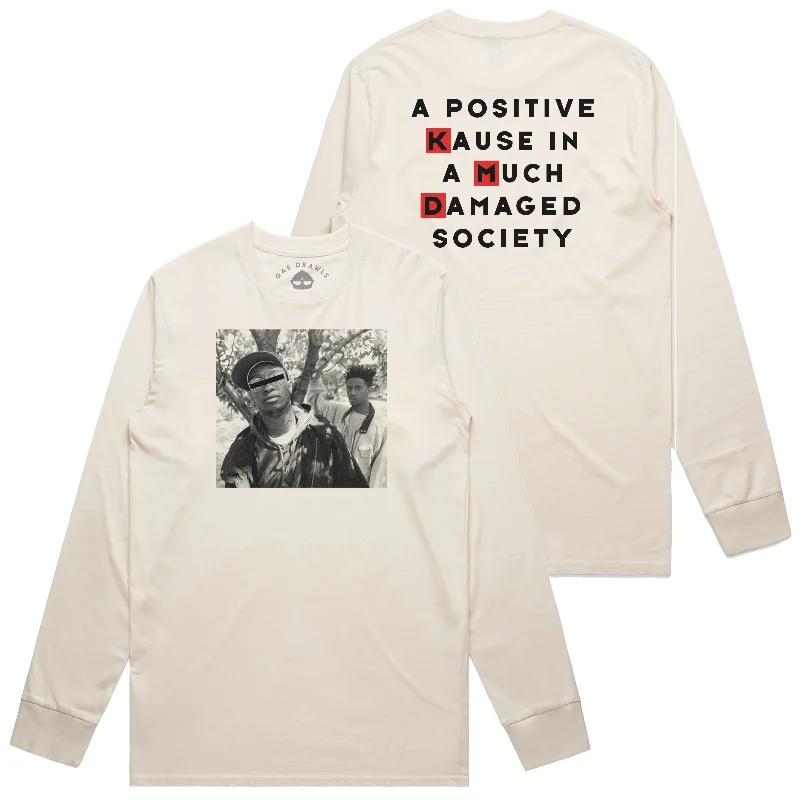 Personalized T-Shirts For Fundraiser Auctions-KMD - Brothers Longsleeve (Ecru)