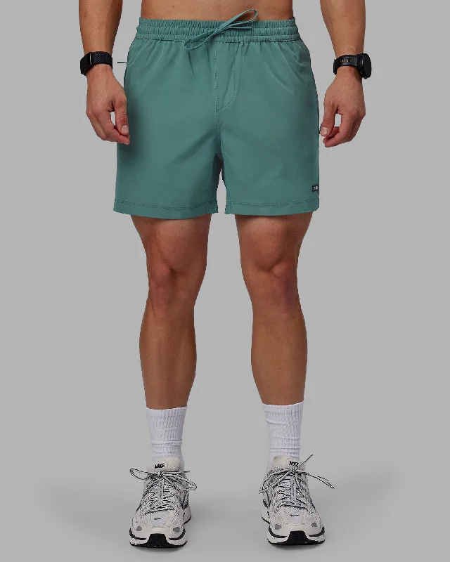 Shorts With Custom Logos & Text-Rep 5" Performance Shorts - Sage Bush