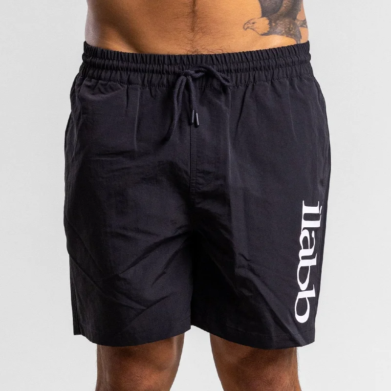 Shorts With Custom Text-Capsize Summer Short Men's BLACK