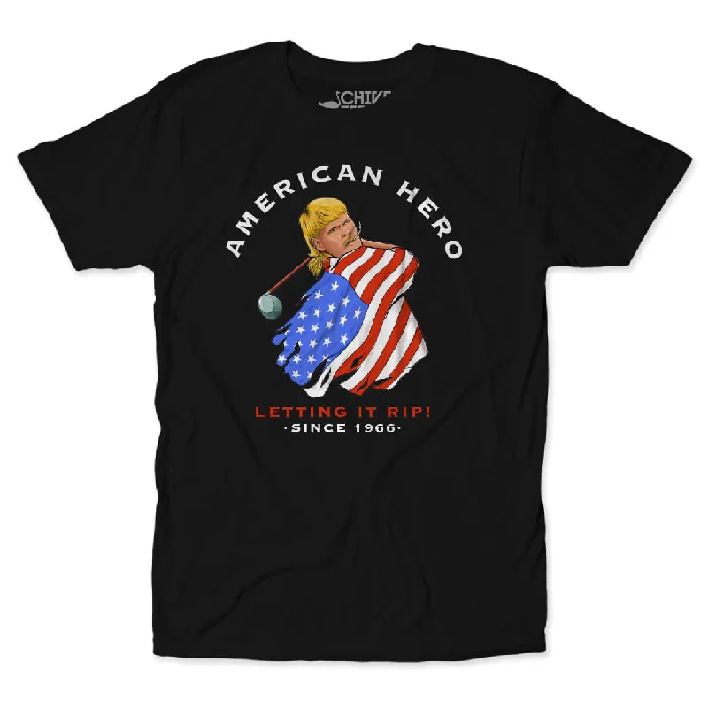 Custom T-Shirts For International Teams-American Hero Tee