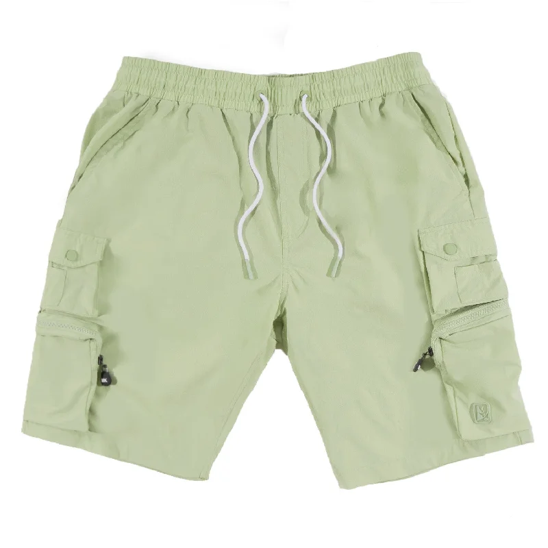 Personalized Shorts For Player Recognition-M633 Colton Nylon Spandex Cargo Shorts - Olive