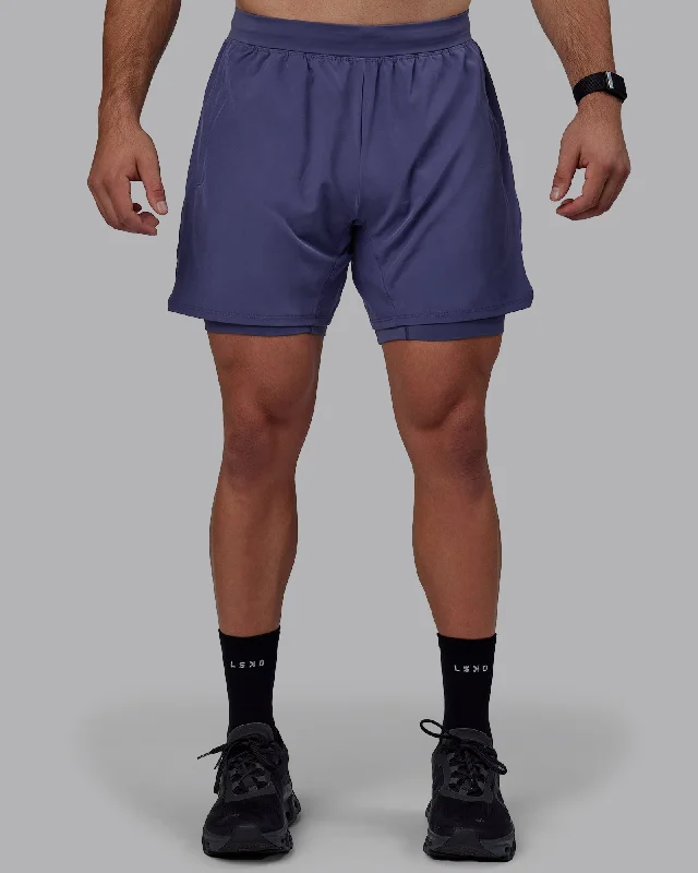 Personalized Shorts For College Events-Challenger 6" Lined Performance Shorts - Future Dusk