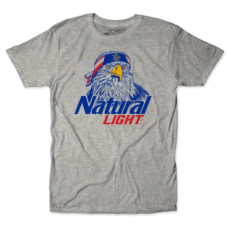 T-Shirts With Custom Patch Designs-Natty Eagle Tee