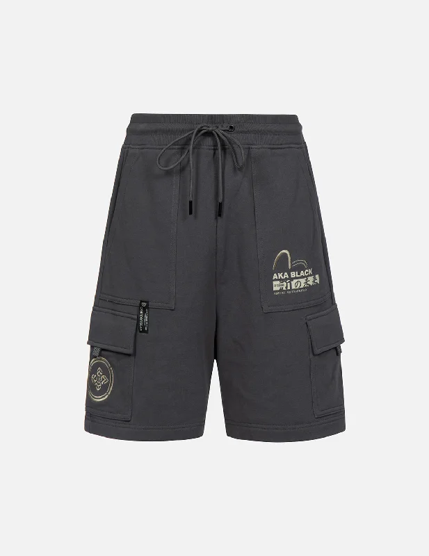 Shorts For Local Leagues-Multi-Pocket Cargo Sweat Shorts