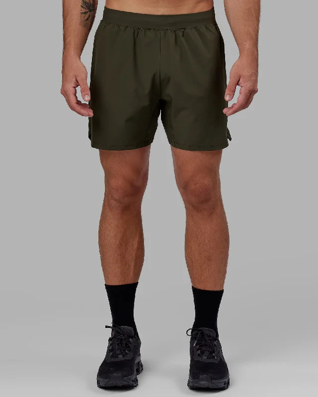 Shorts For School Spirit Days-Challenger 6" Performance Shorts - Forest Night