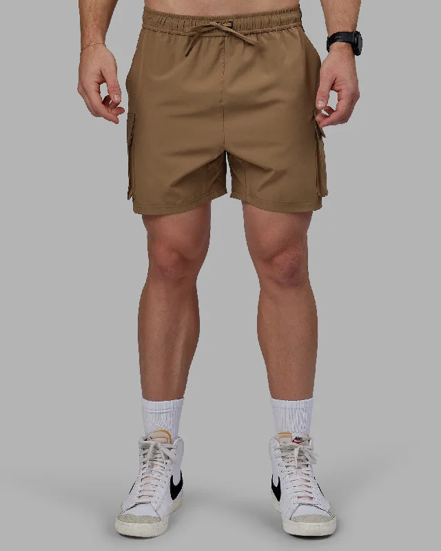 Shorts For Special Event Promotions-Energy Stretch 6" Performance Cargo Shorts - Otter