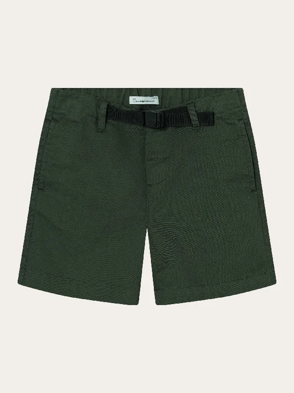 Personalized Shorts For Event Gifting-Baggy twill shorts belt details - Forrest Night