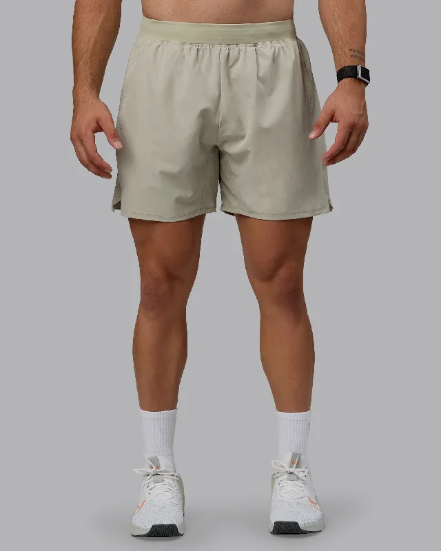 Shorts With Custom Designs-Challenger 6" Lined Performance Shorts - Sustained Grey