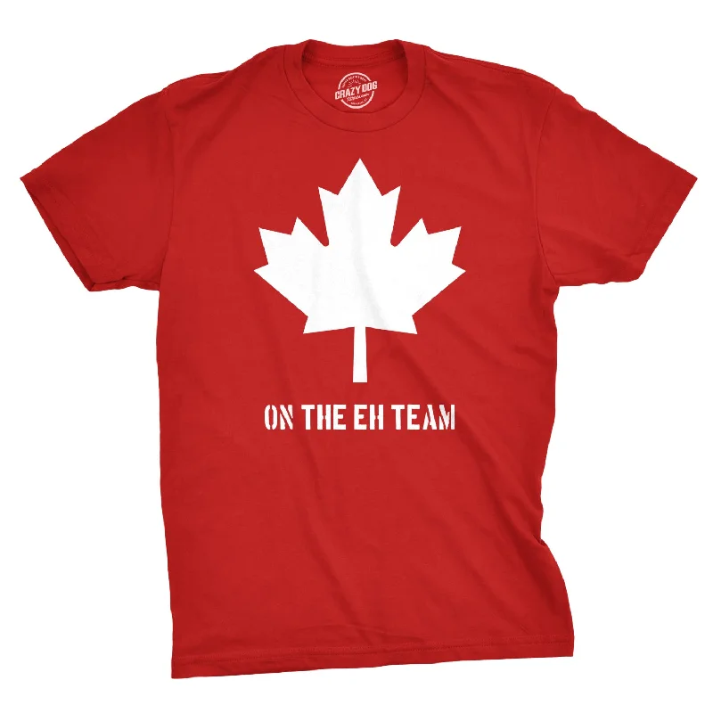 Custom T-Shirts With Unique Designs-Canada Eh Team Men's T Shirt