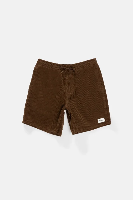 Shorts For Professional Teams-Classic Cord Jam Chocolate