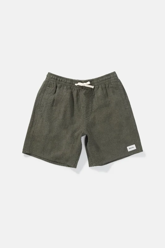 Personalized Shorts For Player Gifts-Textured Linen Jam Olive