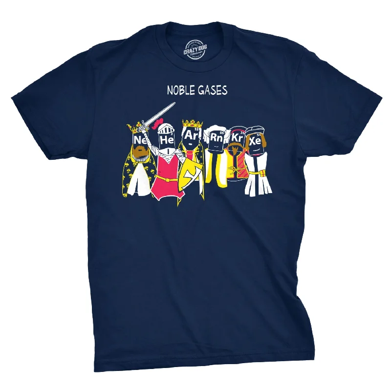 T-Shirts With Custom Fabric Options-Noble Gases Men's T Shirt