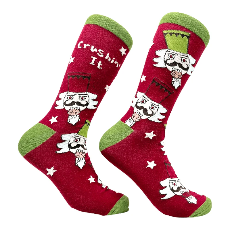 Personalized Socks For Event Marketing-Women's Crushin It Socks