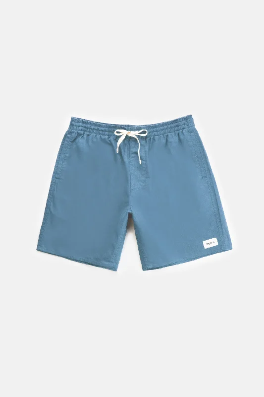 Custom Shorts For Sports Conferences-Classic Linen Jam Mineral Blue