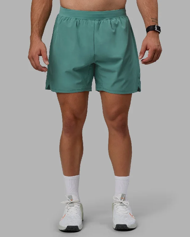 Custom Shorts For Fans-Challenger 6" Lined Performance Shorts - Sagebrush