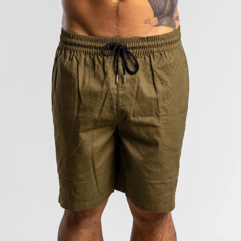 Custom Shorts For Sports Camps-Moment Drill Short Men's ARMY GREEN