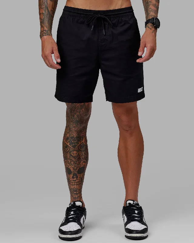 Personalized Shorts-Daily 7" Shorts - Black-White