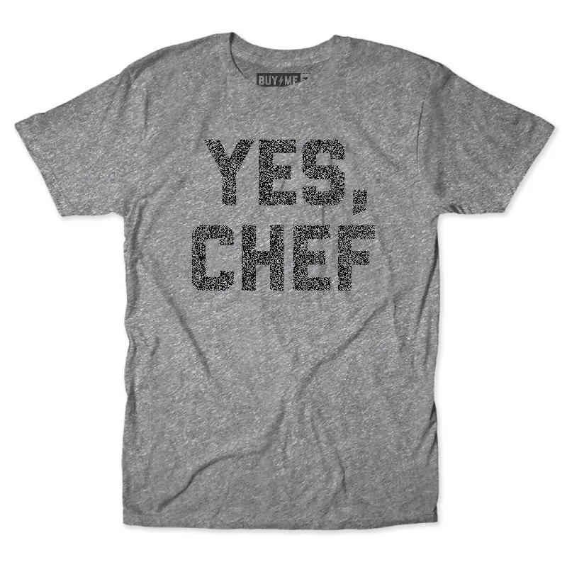 Custom T-Shirts For School Uniforms-Yes, Chef Unisex Tee