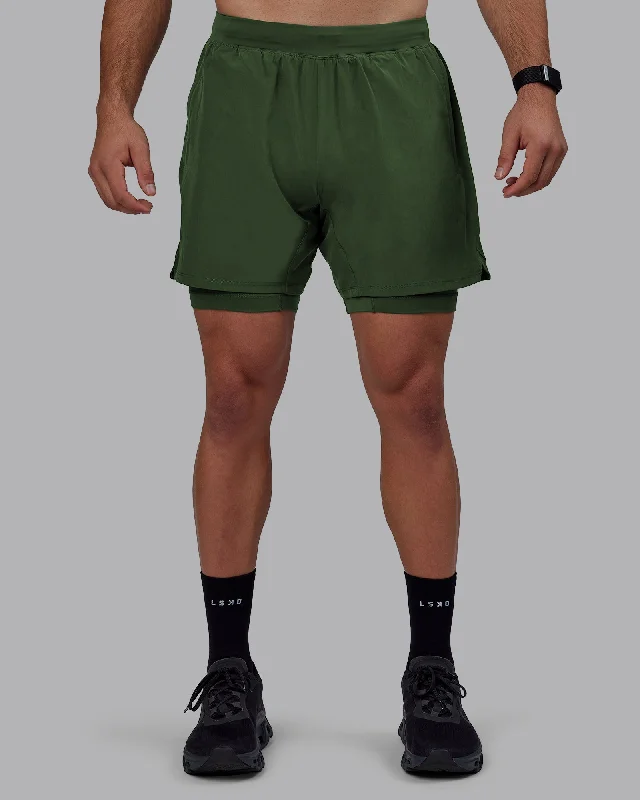 Personalized Shorts For Tournament Events-Challenger 6" Lined Performance Shorts - Cilantro