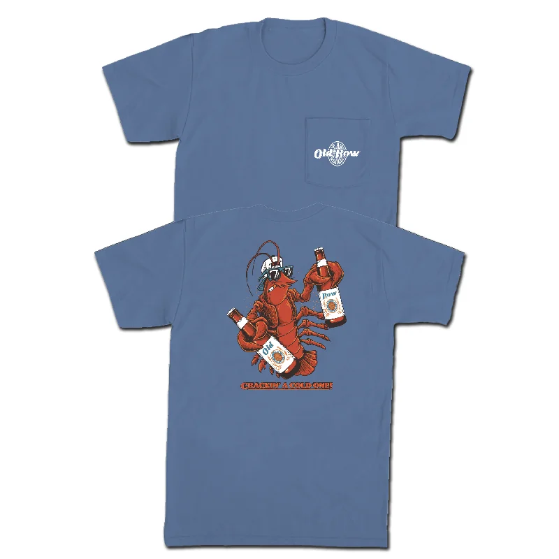 T-Shirts For Tournaments & Competitions-Crackin' A Cold One Pocket Tee