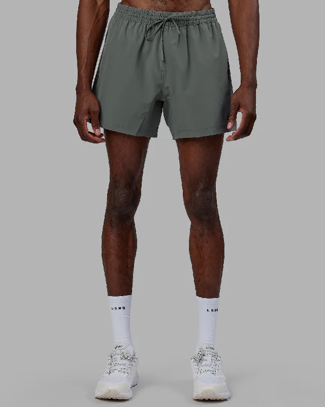 Shorts With Custom Number Placement-Rep 5" Performance Shorts - Graphite