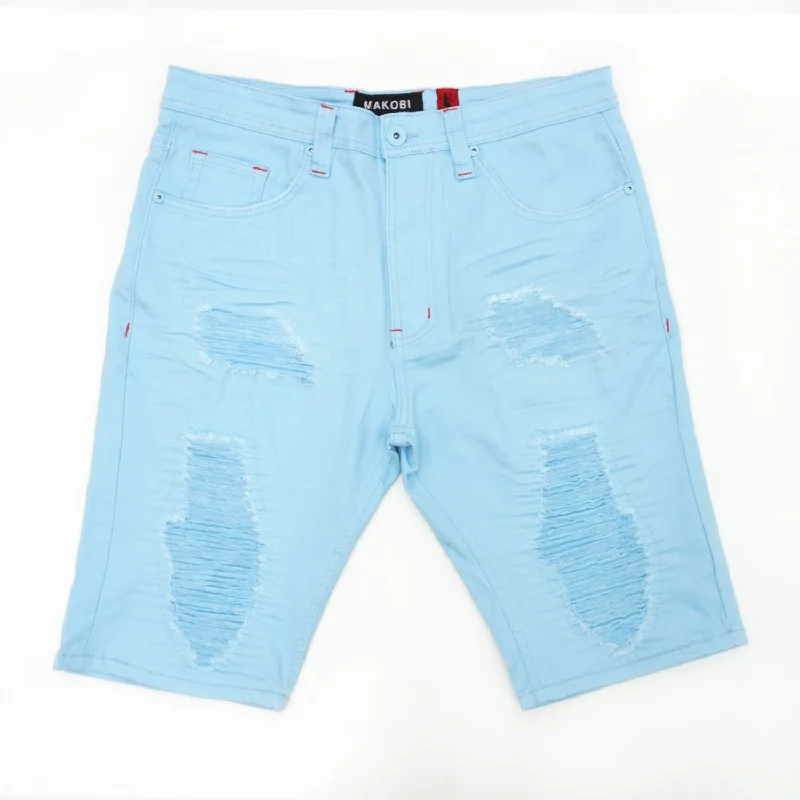 Custom Shorts For Schools & Colleges-M971 Jordanelle Twill Shorts - Blue