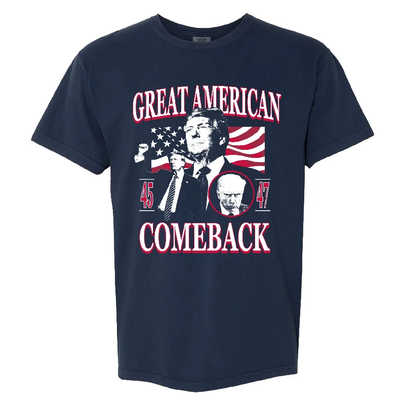 Personalized T-Shirts For College Spirit-Great American Comeback Tee