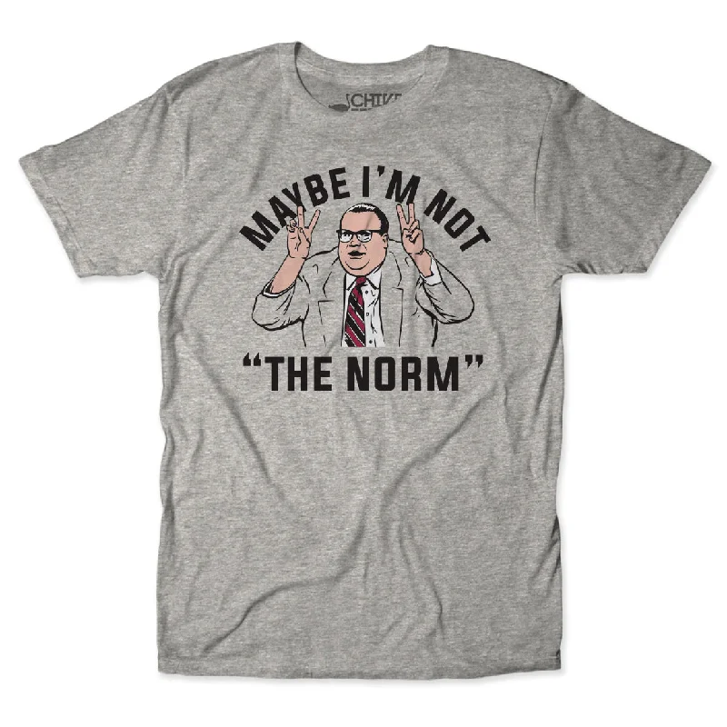 Custom T-Shirts With Player Stats-Maybe I'm Not The Norm Tee