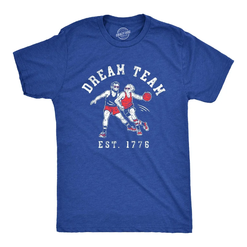 T-Shirts With Custom Player Names-Dream Team 1776 Men's T Shirt