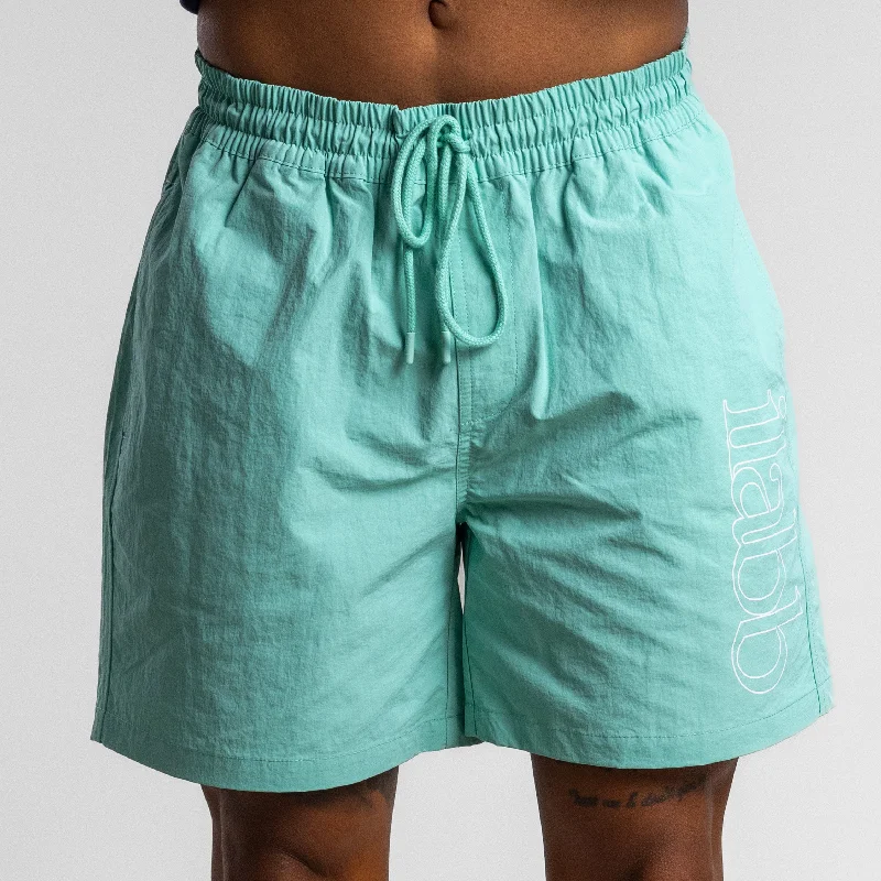 Custom Shorts With Bold Graphics-Capsout Summer Short Men's AQUA