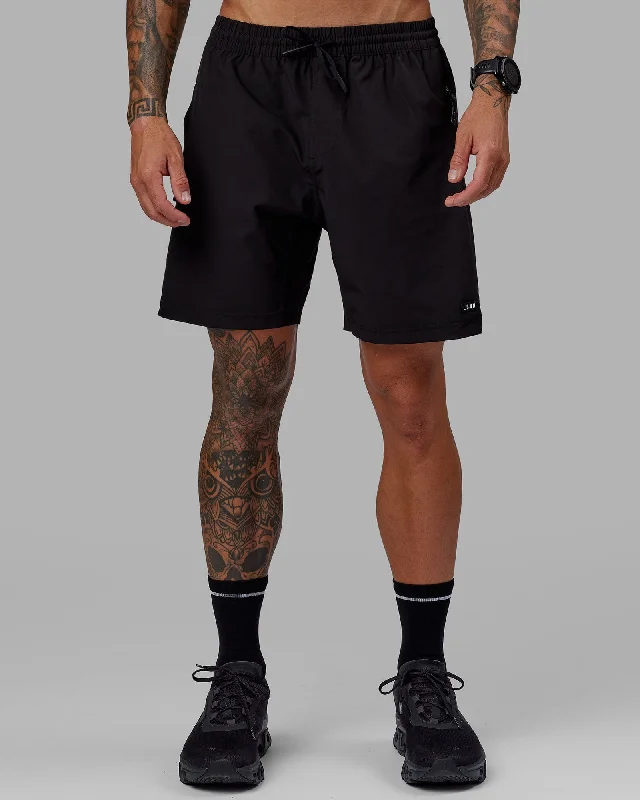 Custom Shorts For Event Partnerships-Rep 7" Performance Shorts - Black-White