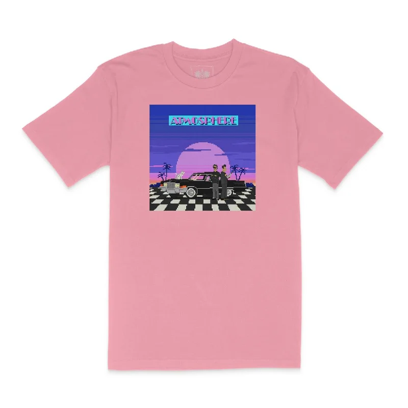 Personalized T-Shirts For School Competitions-Atmosphere - 8-Bit Shirt (Pink)