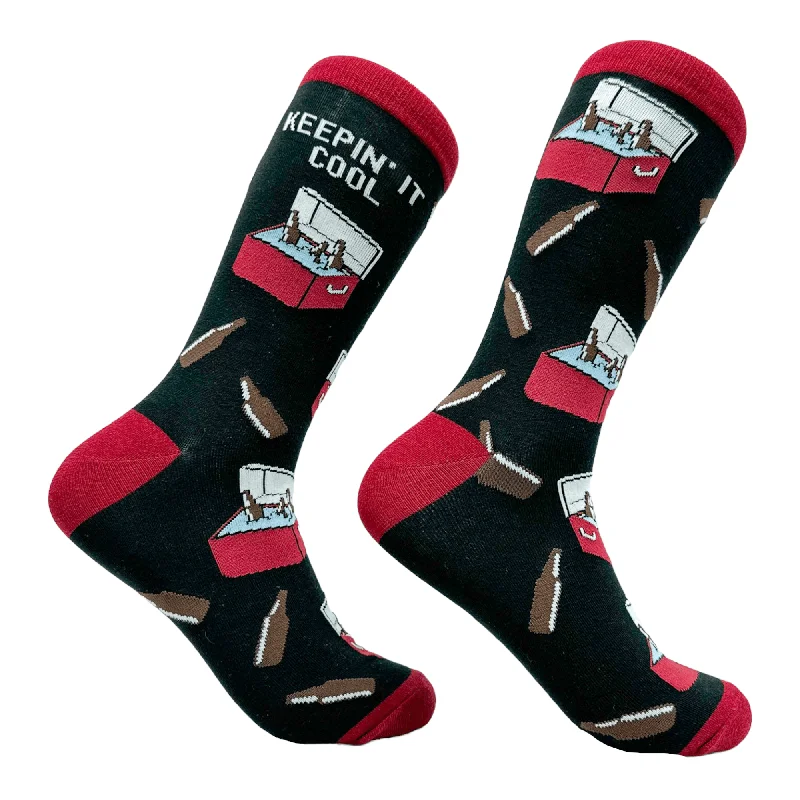 Custom Socks For Competitive Schools-Men's Keepin It Cool Socks