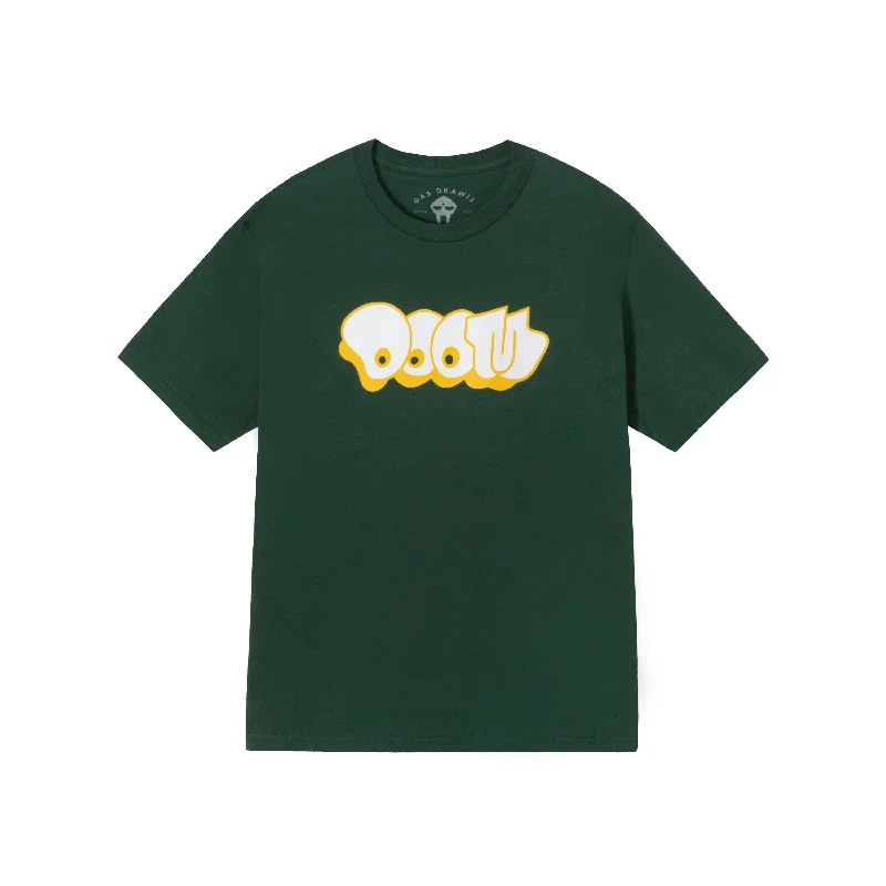 T-Shirts With Custom Graphics-MF DOOM - Throw Shirt (Green)