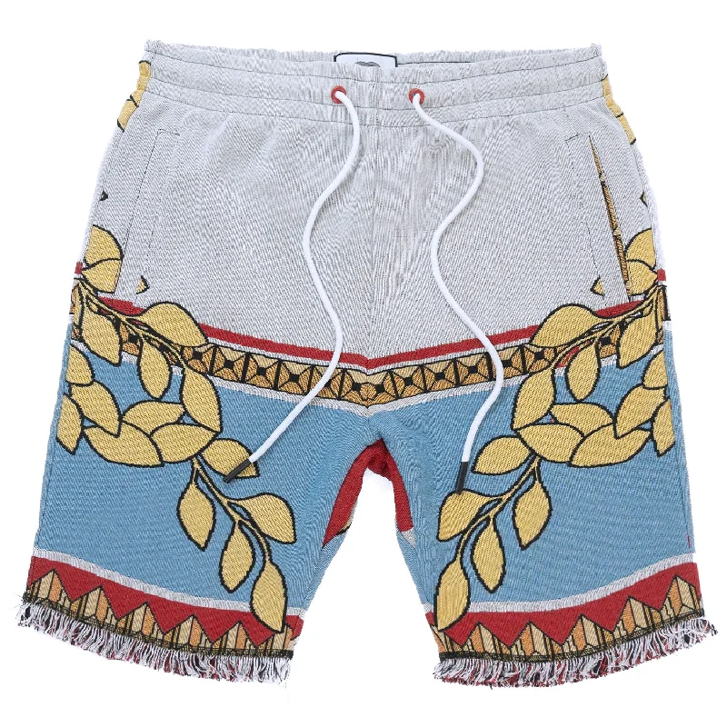 Personalized Shorts For Regional Competitions-F617 The Saint Tapestry Shorts - White