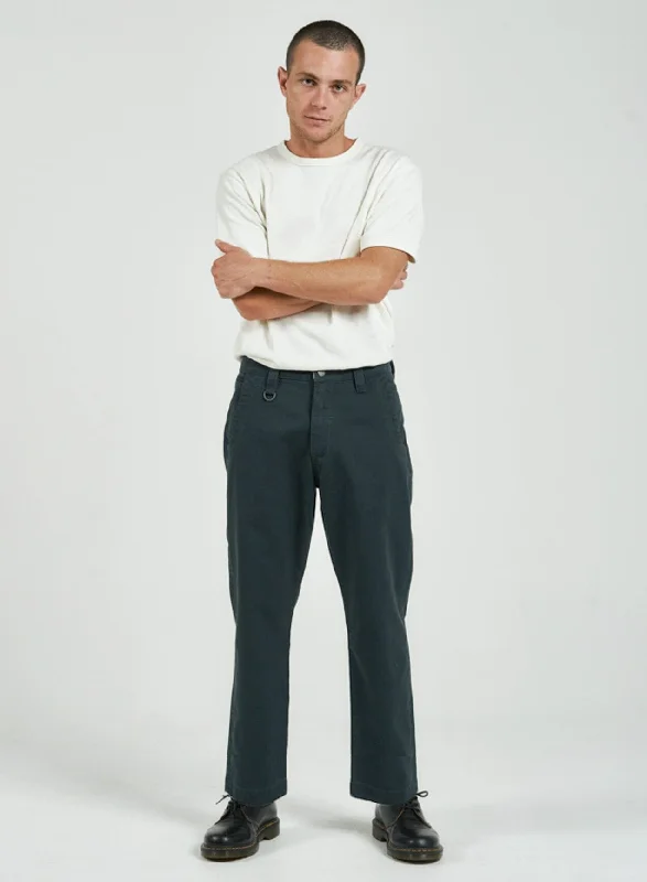 Pants With Custom Fabric-Thrills Union Work Chino Pant - Spruce