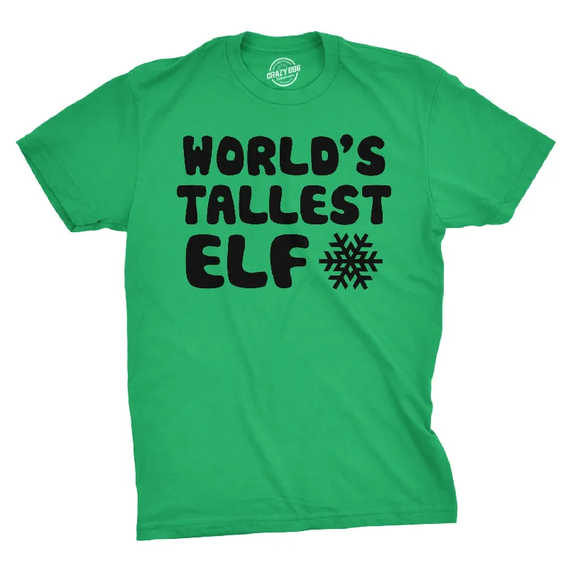 Custom T-Shirts For International Teams-World's Tallest Elf Men's T Shirt