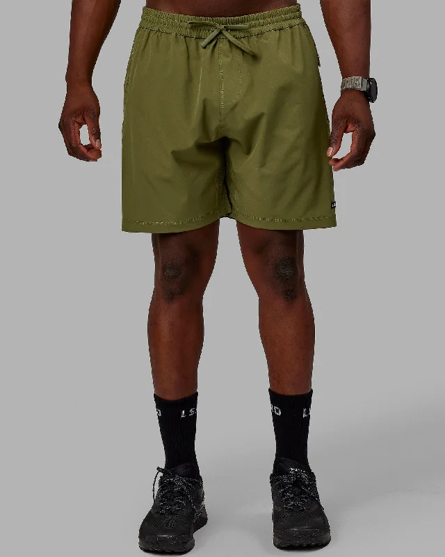 Personalized Shorts For Holiday Season-Rep 7" Performance Shorts - Moss