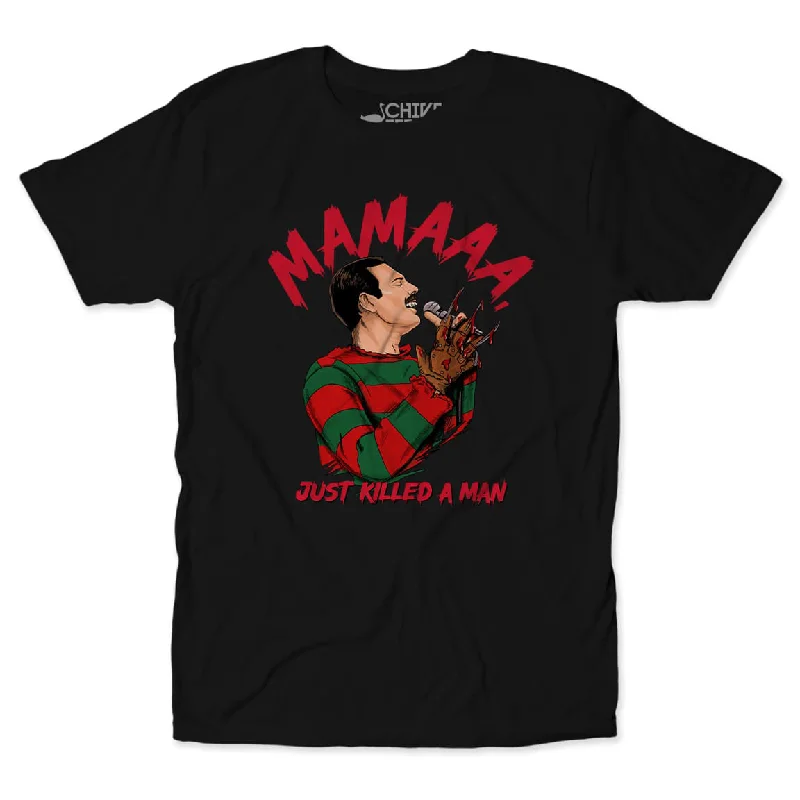 Custom T-Shirts For Club Teams-Mamaaa Just Killed A Man Tee