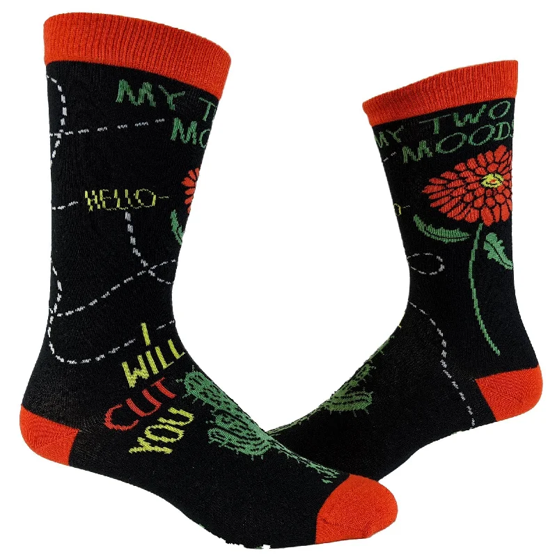 Custom Socks For Player Celebrations-Womens My Two Moods Socks