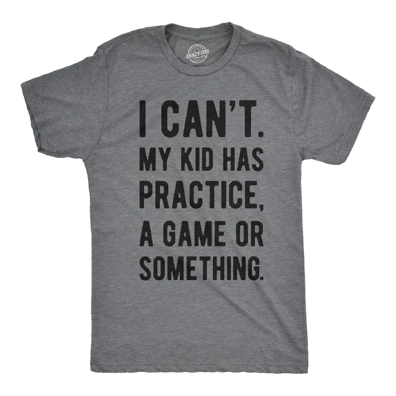 Dark Heather Grey - Kid Has Practice