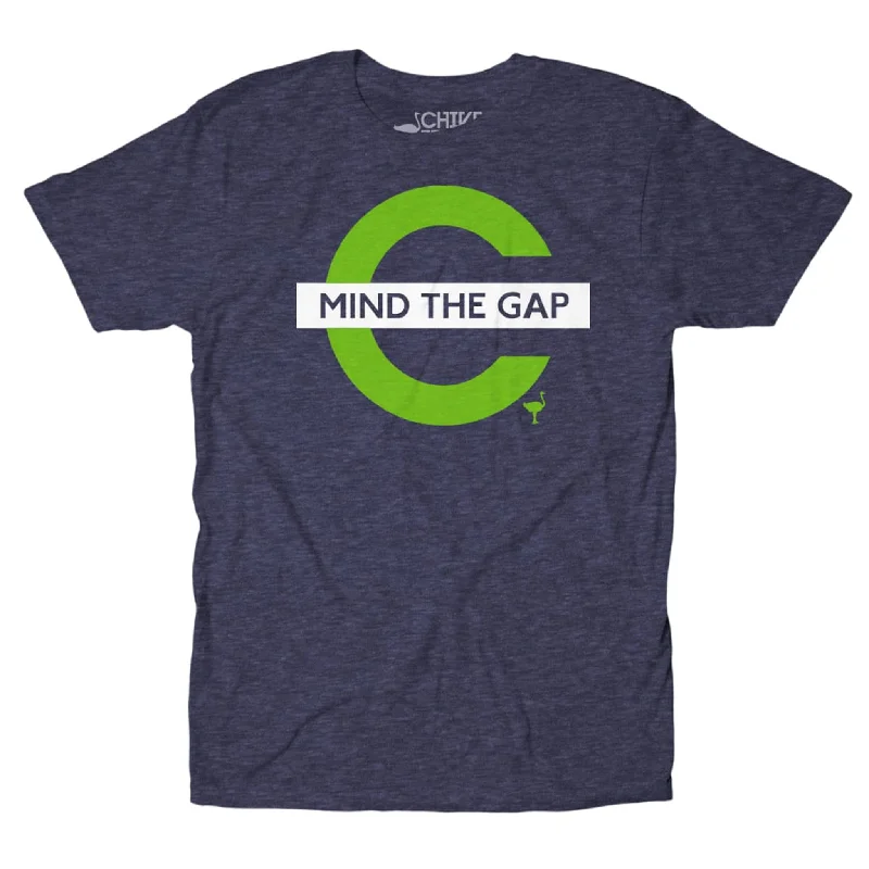 Custom T-Shirts With Embroidered Names-Mind the Gap Tee