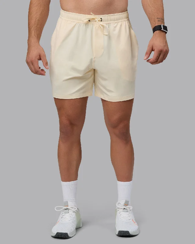 Custom Shorts For Holiday Gifts-Mens Restore 6" CloudFLX Shorts - Ivory