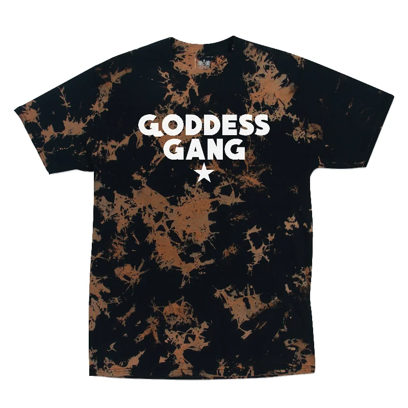 T-Shirts For Team Building Events-Sa-Roc - Goddess Gang Shirt (Tie-Dye)