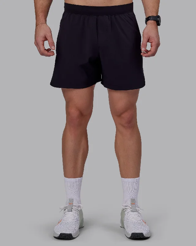 Personalized Shorts For Off-Field Wear-Lift 6" Performance Shorts - Black-Reflective