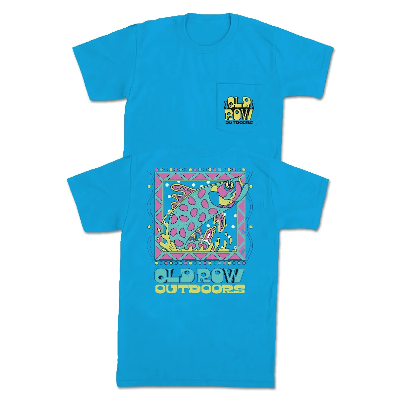 T-Shirts For Custom Designs & Printing-Old Row Outdoors 90s Fish Pocket Tee