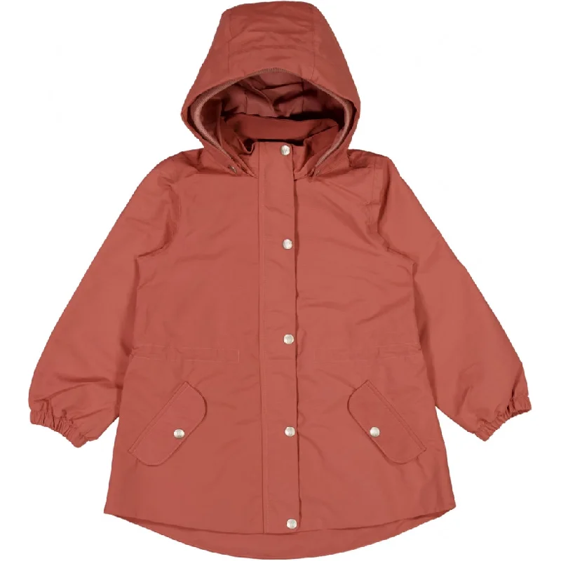 Jacket Ada Tech - dark terracotta