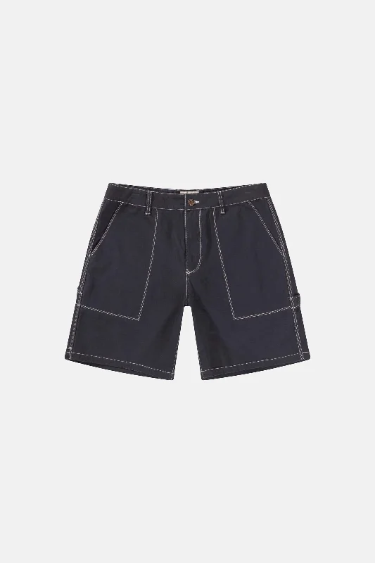 Shorts With Custom Names-Carpenter Canvas Short Indigo