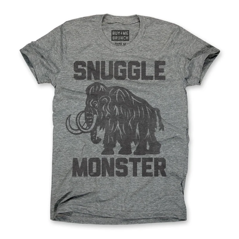 Custom T-Shirts For School Uniforms-Snuggle Monster Tee